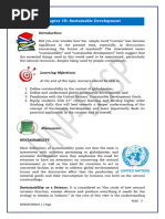 SocSci 103 Chapter 10 Sustainable Development