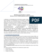 Edital 109 2023 Aviso 194 2023 Republicacao Selecao Docente Substituto REDA