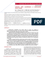 23 - Cancer Risk in Patients With Candidiasis - A Nationwide