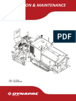 F1250CS Operator and Maintenance Manual Paver Finisher Omm - 4812076240en