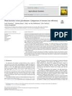 Plant Factories Versus Greenhouses: Comparison of Resource Use Efficiency