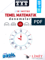 Li̇mi̇t Tyt 15 Matemati̇k Deneme