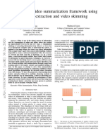 Unsupervised Video Summarization Framework Using Keyframe Extraction and Video Skimming