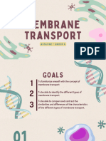 ASTATINE Group 4 - Facilitated and Active Membrane Transport