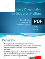 Clasificacion y Diagnostico de Diabetes Mellitus