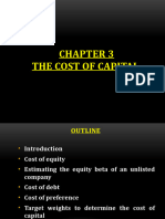 Chap 3 - The Cost of Capital