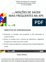 Condições de Saúde Mais Frequentes Na APS