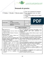 Demande de Pension: Pièces À Fournir