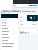 Hospital Lenín Fonseca: Horario y Mapa de La Línea 109 de Autobús