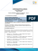 Guía de Actividades y Rúbrica de Evaluación - Unidad 3 - Tarea 4 - Espacios Vectoriales