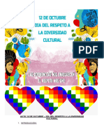 Acto 12 de Octubre Respeto A La Diversidad Cultural