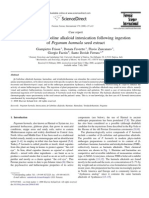 A Case of (Beta) Carboline Alkaloid Intoxication Following Ingestion of Peganum Harmala Seed Extract 2008 Forensic Science International