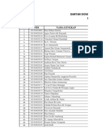 Dartar Dosen Pembimbing Lapangan (DPL) Untuk MBKM Semester 5 Tahun Ajaran 2022/1