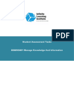 Assessment Template - BSBINS601 - Task1 & 2