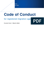 Code of Conduct For Registered Migration Agents (01 Mar 2022)