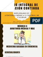 Auditoria Medica y Medicina Basada en Envidencia