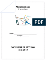 Révision Juin 2019 Sec 2