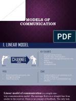 Models of Communication