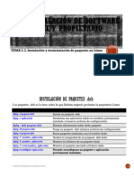 Instalación y Desinstalación de Paquetes en Linux