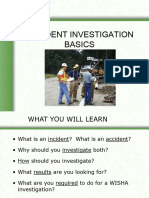 Accident Investigation