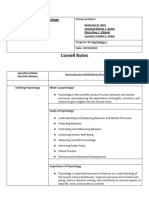 Cornell Note Chapter 1