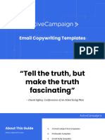 Email Copywriting Templates