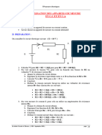 TP1B Utilisation Des Appareils de Mesure en CC Et en Ca