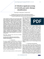 Review of Vibration Signal Processing Techniques Towards Gear Pairs Damage Identification