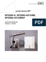 SP2500-H, SP2500-H/C/I/BB, SP2500-H/C/I/BB/F: Gas Sample Probe Series SP