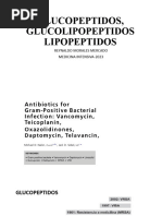 Glucopeptidos-Lipopeptidos-Oxazolidionas. 2023