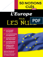 L'Europe Pour Les Nuls (2016, 241p)