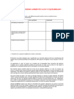 Actividad Derecho A Un Medio Ambiente Sano y Equilibrado