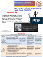 Semana 14: Unidad 4: Sistema de Gestión de Seguridad Y Salud en El Trabajo