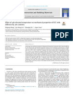 Effect of Sub-Elevated Temperature On Mechanical Properties of ECC With.2020.120096