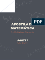 Apostila de Matemática - Bárbara Giacomini