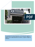 Ley General Del Sistema Financiero y Del Sistema de Seguros y Orgánica de La Superintendencia de Banca y Seguros Código de Comercio