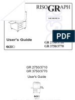 Riso APH: User's Guide GR 2750/3710 GR 3750/3770