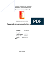 Appendix On Communication Standards