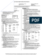 Injection Pump Specification ©: Use Latest Revision For All Referenced Documents