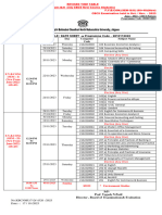 Revised Time Table of FY-SY-TYBCom Sem I To VI New Old CBCS-CGPA Exam - To Be Held in Oct Nov-2023