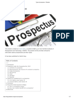 Types of Prospectus - Ipleaders