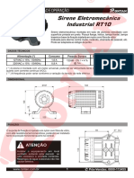 Manual Sirene RT10