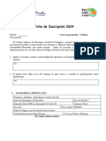 Ficha de Inscripcion 2024