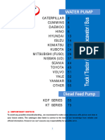 Water Pump Catalogue For Truck (2016)