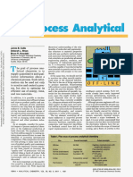 CALLIS, J.B Types of Process Analytical Techniques