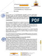 Resolución Presidencial #096-2021-P-Unat - Deductivo 4 - Civil