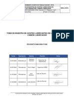 Pe102307z-O&m-Gen1-P-002 - Toma de Muestras de Aceites Del Camion Lubricador