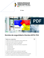 Rombo de Seguridad o Rombo NFPA 704 - GUÍA COMPLETA