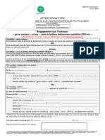 Attestation Gros Rouleur Et Ou ZFE-m