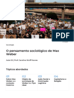 Sociologia 05 - Max Weber